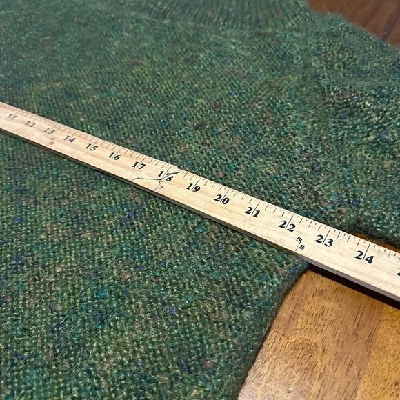 Colette Mordo for Sadimara Green Multicolor Mohair Wool Blend Sweater Dress Sz M - Picture 5 of 8